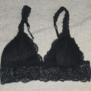 Grace & Lace Black Lace Bralette M/L